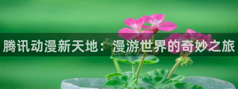 omofun动漫网站入口：腾讯动漫新天地：漫游世界的奇妙之旅